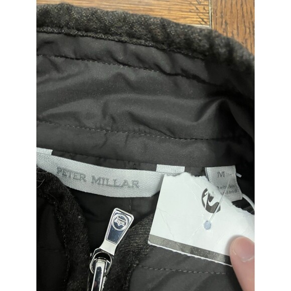 Peter Millar Womens Scout Quilted Travel Vest Medium Brown Sleeveless NWT - Picture 3 of 4